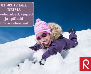Reima kombed, joped ja püksid -20%