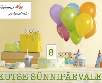 Kutse sünnipäevale 27.04